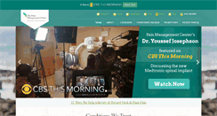 Desktop Screenshot of painmanagementctr.com