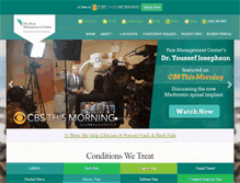 Tablet Screenshot of painmanagementctr.com